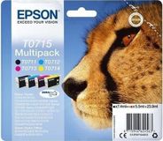 Epson T0715 Guépard Inktpatronen Multipack