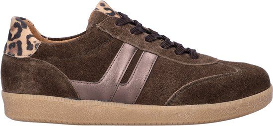 Gabor Dames Lage Sneakers - bruin - Maat 39 - Suède - Herfst/Winter 2025