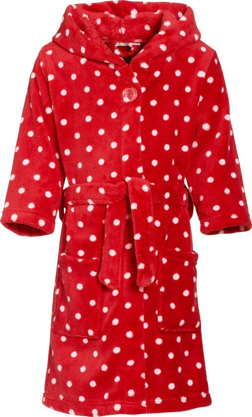 Playshoes UV badjas Kinderen Stippen - Rood - Maat 110/116