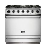 Falcon 900S Range Cooker - Electric Oven with Gas Hob - White