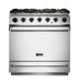Falcon 900S Range Cooker - Electric Oven with Gas Hob - White