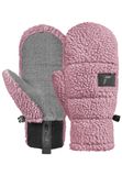 Reusch Bob Mitten uniseks wanten – teddyhandschoenen voor dames en heren met zachte pluche, teddy fleece, TecFill isolatie, pull lus, warm en pluizig voor dagelijks gebruik en winterwandelingen