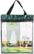 Pro Garden Parasolhoes - kunststof - met rits - 175 cm - donker groen - draagtas