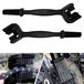 Brosse de chaîne de moteur - Brosse de nettoyage double face pour vélo