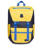 Invicta Rugzak - JOLLY X, geel/blauw - PC-tas 15,6 inch - reizen & vrije tijd - 27 l - voor heren en dames - stof 100% gerecycled