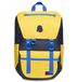 Invicta Rugzak - JOLLY X, geel/blauw - PC-tas 15,6 inch - reizen & vrije tijd - 27 l - voor heren en dames - stof 100% gerecycled