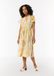 comma - Chiffon jurk met bateau halslijn en plooitjes