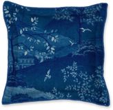 Pip Studio Sundara Wood Square Cushion Sierkussen - 45 x 45 cm - Donkerblauw