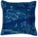 Pip Studio Sundara Wood Square Cushion Sierkussen - 45 x 45 cm - Donkerblauw