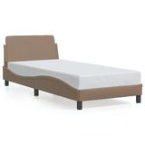 VidaXL Bedframe "Dover" Kunstleer Cappuccino 90x200 cm