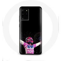 Maniacase Hoesje voor Samsung Galaxy S11 plus Formule 1 Sergio Pérez Mendoza won de race