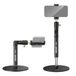NEEWER Tafelhouder voor mobiele telefoon, klem, verstelbare telefoonhouder voor op bureau, compatibel met iPhone, Samsung, voor video- en filmopnames, 360° kogelkop, inklapbare arm, verzwaarde metalen