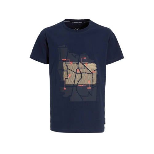 Me & My Monkey T-shirt marineblauw