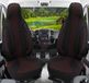 BREMER SITZBEZÜGE Premium Camper stoelhoezen voor Bürstner WPL402 in Zwart/Rood (2 losse stoelen)