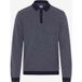 Brax Modern Fit Poloshirt lange mouw donkerblauw, Effen