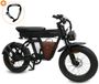 Diablo Fat Boy - Vélo électrique Fatbike - 20 pouces - Moteur 250W - Autonomie jusqu'à 70 km - 7 vitesses - Freins à disque hydrauliques - Batterie 749Wh - Noir