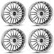 Borbet jantes CW3, 9.0x21 pouces, ET40, 5x112, argenté, pour BMW iX1, X1, X5, X6. Jantes en aluminium