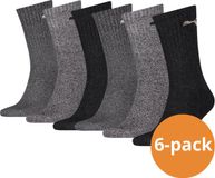 Puma Sportsokken Antraciet /Grey - 6 paar - Maat 39/42
