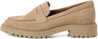 Tamaris Dames Instappers 1-24300-45 400 Beige Suède Maat 41 EU