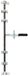 Buyers Products B2159C Cam Action deurslot kit, verzinkt corrosiebestendige kit, slang niet inbegrepen, grijs, 3