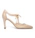 Martinelli Thelma Cuir Beige Lacets Talons (37)