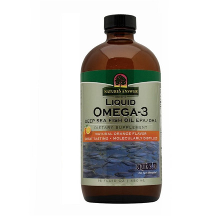 Natures Answer Vloeibaar Omega 3 DHA/EPA 1.150 mg per 5 ml 480ML