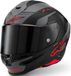 Alpinestars Supertech R7 A-Core Helm - Zwart/grijs/rood