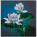 PANNA BN-5004 Witte Lotus Parel Borduurset