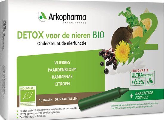 Arkofluids Arkopharma Detox voor de Nieren Bio Drinkampullen 10ST