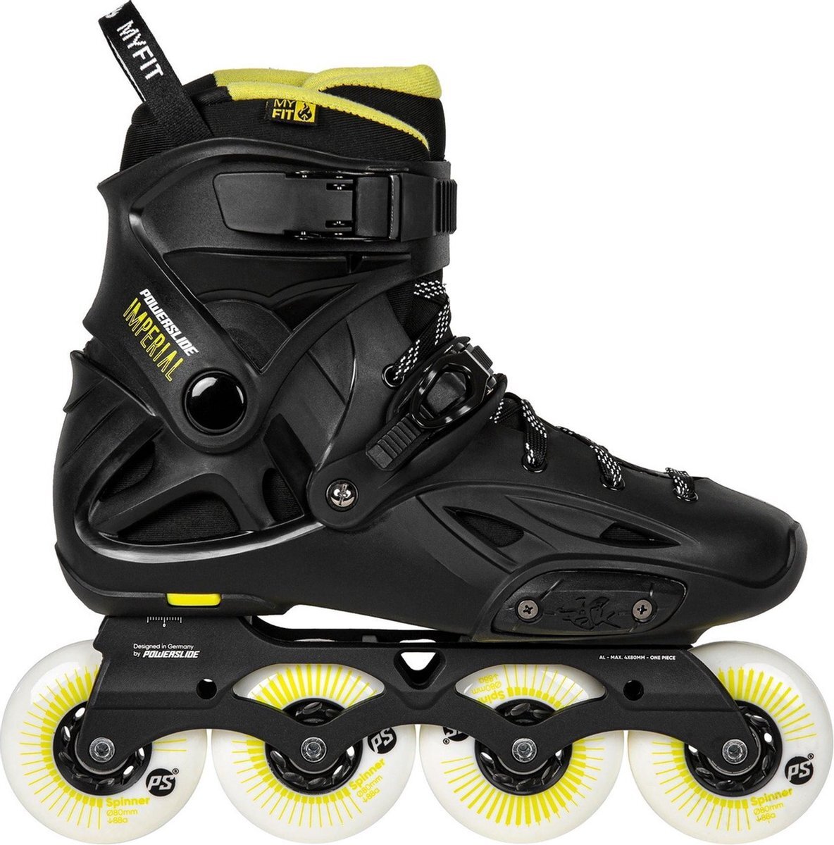 Powerslide inline skates Imperial One zwart/geel