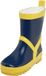 Playshoes Regenlaarzen Marineblauw/geel Maat 24/25