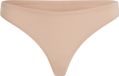 Hunkemöller Dames Lingerie String Katoen Kira - Beige - maat XL
