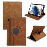 Casemania Hoes Geschikt voor Samsung Galaxy Tab S11 Ultra - Sienna Brown - Draaibare Tablet Book Cover met Handsfree Standaard Functie