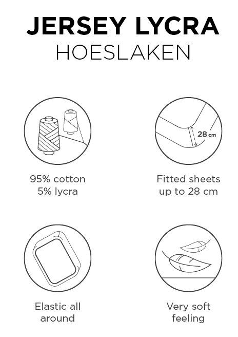 Beddinghouse Jersey Lycra Premium Hoeslaken Antraciet 90x220cm