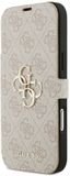 Guess Hoesje Geschikt voor Apple iPhone 18 Pro Max | Wallet Book Case | Big 4G Logo | Portemonnee Hoesje | 3 Pasjes | Magneetsluiting | Stand Functie | Roze