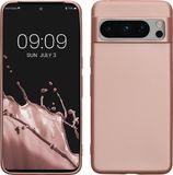 kwmobile telefoonhoesje geschikt voor Google Pixel 8 Pro - Back cover in metallic roségoud