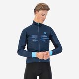 Rogelli Radius Heren Fietsjack Winter - Blauw