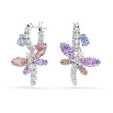 Swarovski x Ariana Grande Oorhangers, Verschillende slijpvormen, Libelle, Meerkleurig, Rodium toplaag