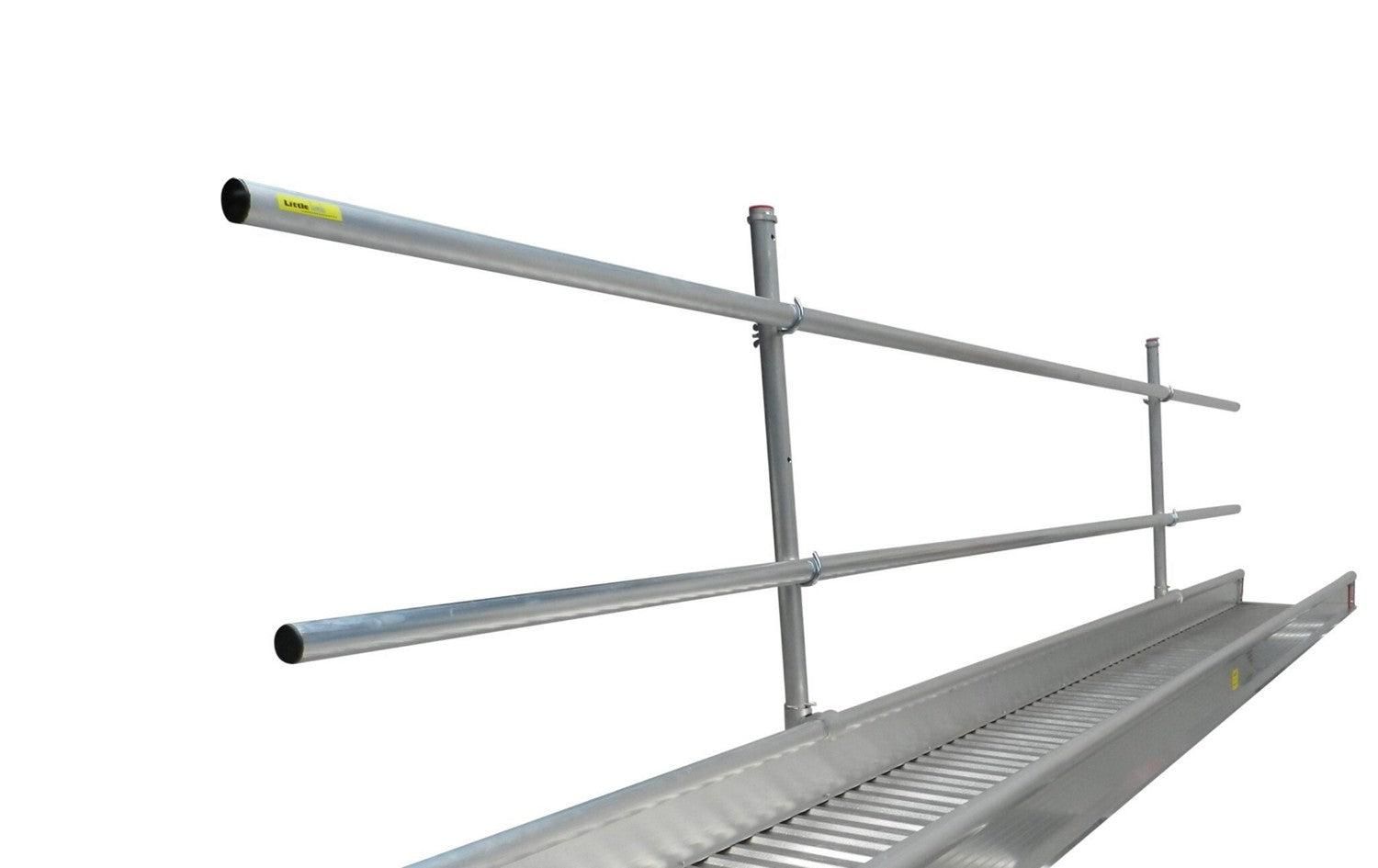 Leuning werkbrug 6 m met 3 staanders - 1817060001