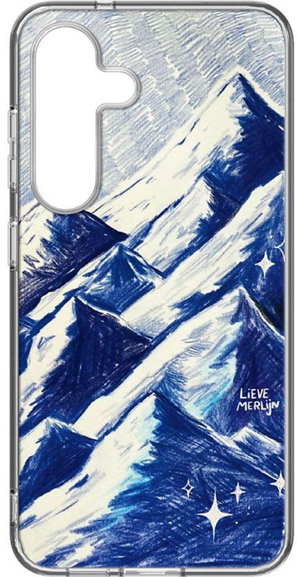 Samsung Galaxy S25 Lieve Merlijn Mountain Hybrid Case - Grijs