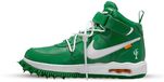 Nike Air Force 1 Mid Off-White Pine Green - Größe 36.5