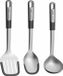 BergHOFF Leo 3-Delige Keukenhulp Set - Graphite - Rvs Zwart