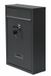 AW-Tools Boîte aux lettres murale anthracite acier 215 mm x 320 mm x 85 mm