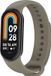 By Qubix - Siliconen bandje - Grijsbruin - Geschikt voor Xiaomi Smart Band 8 / 9 / 10