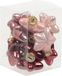 Othmar Decorations Kersthangers - 12x - sterretjes - rose - 4cm - mat/glans - Décoration de sapin de Noël