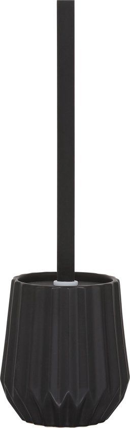 Sealskin Arte Toiletborstel met houder - Zwart - Vrijstaand