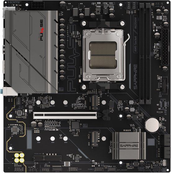 Sapphire PULSE A620AM AMD A620A Socket AM5 micro ATX