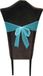 PartyDeco Tule stof op rol - 2x - turquoise - 30cm x 9meter - Organza/mesh decoratie stoffen