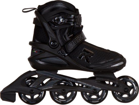 Roces - Icon 80 Inline Skates - Black - Size 39 - Unisex