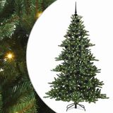 vidaXL Sapin de Noël artificiel articulé Vert 180 cm PVC et Acier